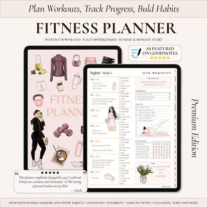 Glow Up Fitness Planner